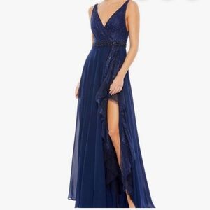Mac Duggal Navy Blue